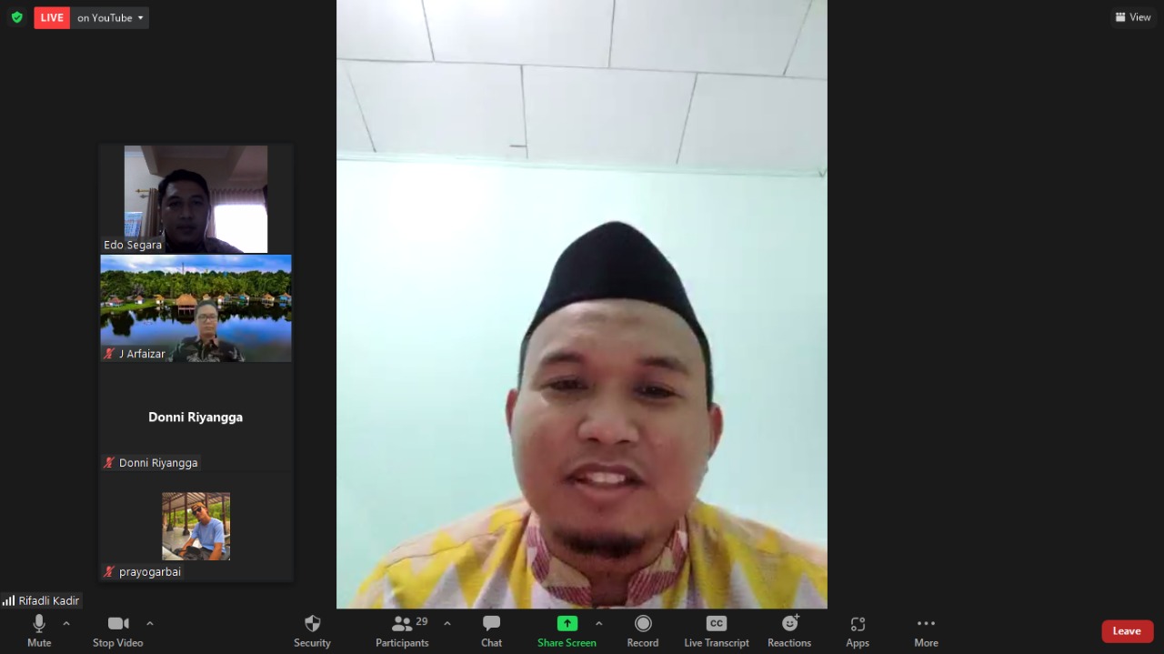 Bedah Buku “Syariah: Ekonomi Bisnis dan Bunga Bank” Kerjasama Dengan IAIN Sultan Amai Gorontalo